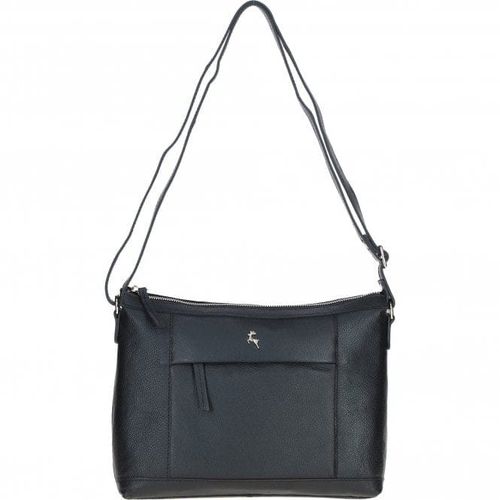 Apos;Windsor&apos; Real Leather Shoulder Bag: AJ1 Black NA - Ashwood Handbags - Modalova