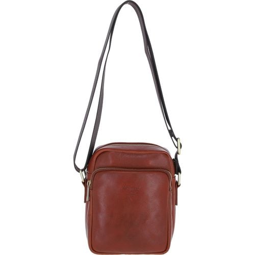 Real Leather Crossbody Bag: pl-43 Tan ONE SIZE - Ashwood Handbags - Modalova