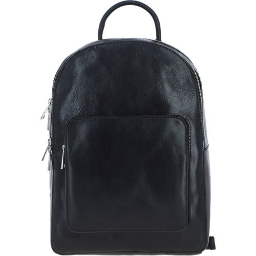 Real Leather Rucksack: pl-46 Black ONE SIZE - Ashwood Handbags - Modalova