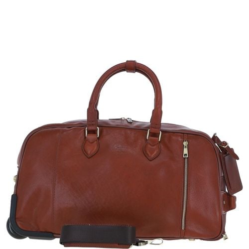 Luxurious Leather Wheeled Duffle Bag: pl-50 Tan ONE SIZE - Ashwood Handbags - Modalova