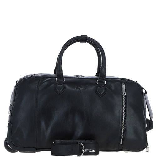 Luxurious Leather Wheeled Duffle Bag: pl-50 Black ONE SIZE - Ashwood Handbags - Modalova