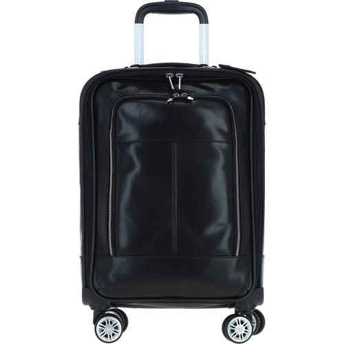 Real Leather Trolley Suitcase: pl-52 Black ONE SIZE - Ashwood Handbags - Modalova