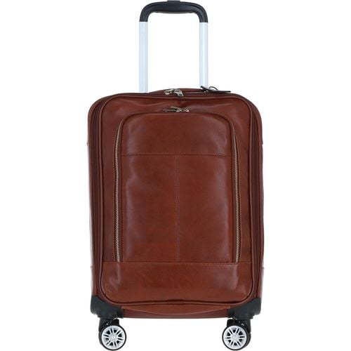 Real Leather Trolley Suitcase: pl-52 Tan ONE SIZE - Ashwood Handbags - Modalova