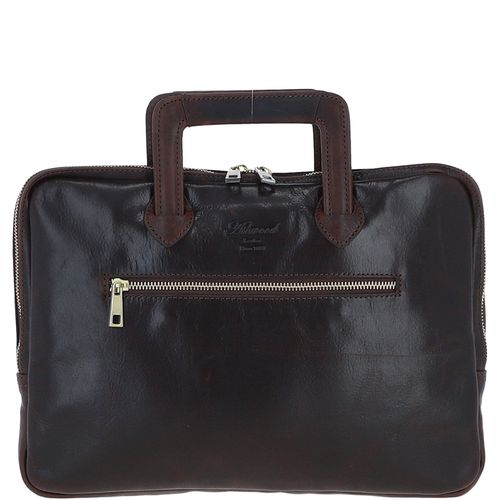 Real Leather Laptop Handle Bag: pl-45 Brown ONE SIZE - Ashwood Handbags - Modalova