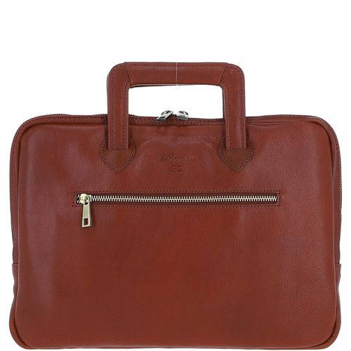 Real Leather Laptop Handle Bag: pl-45 Tan ONE SIZE - Ashwood Handbags - Modalova