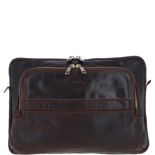 Real Leather Laptop Sleeve Bag: pl-42 Brown ONE SIZE - Ashwood Handbags - Modalova