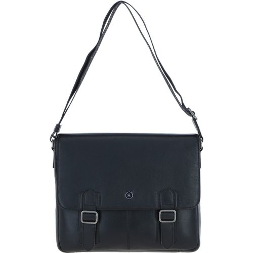 Apos;Emissary&apos; Real Leather Messenger Bag: 64403 Black ONE SIZE - Ashwood Handbags - Modalova