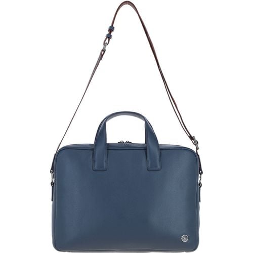 Apos;Maven&apos; Real Leather Messenger Bag: 64273 Navy ONE SIZE - Ashwood Handbags - Modalova