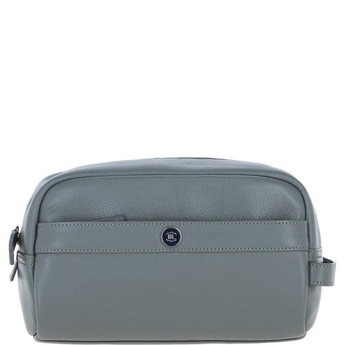 Apos;Aqualuxe&apos; Real Leather Wash Bag: 64407 Grey ONE SIZE - Ashwood Handbags - Modalova