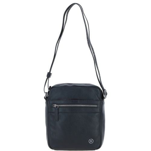 Apos;Crossflow&apos; Real Leather Crossbody Bag: 64405 Black ONE SIZE - Ashwood Handbags - Modalova