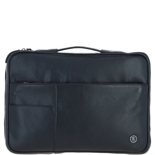 Apos;Minimalist&apos; Real Leather Organizer with Laptop Compartment: 64546 Black ONE SIZE - Ashwood Handbags - Modalova