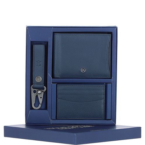 Apos;Zeus&apos; Real Leather Gift Set: 31974 Navy ONE SIZE - Ashwood Handbags - Modalova