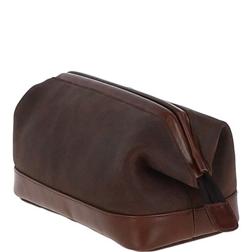 Fenland Leather Washbag: FEN 787 Brown/brandy NA - Ashwood Handbags - Modalova