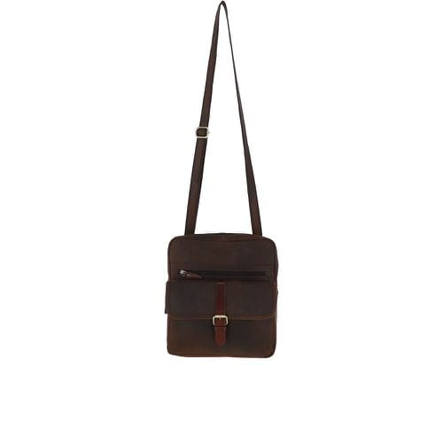 Fenland Large Leather Body Bag: FEN 783 Brown/brandy NA - Ashwood Handbags - Modalova