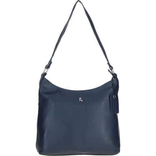 Chic Leather Shoulder Bag & Secure Zip Closure: Antrim Navy NA - Ashwood Handbags - Modalova