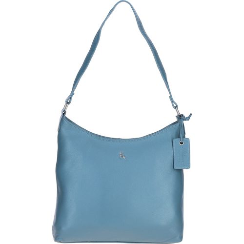 Chic Leather Shoulder Bag & Secure Zip Closure: Antrim Avio Blue NA - Ashwood Handbags - Modalova