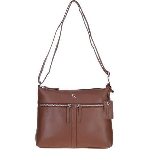 Sleek Luxe Leather Shoulder Bag: Mourne Cognac NA - Ashwood Handbags - Modalova