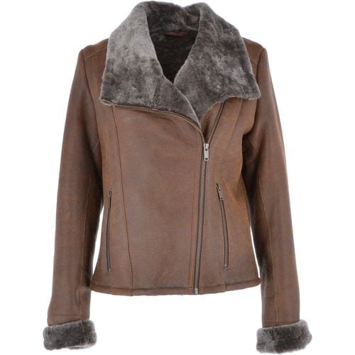 Apos;Imelda&apos; Sheepskin Jacket: FEN 10423 Tobacco 10 - Ashwood Handbags - Modalova