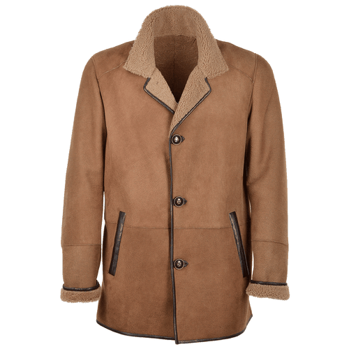 Sheepskin Coat: KE-2634 Whisky Size 3XL - Ashwood Handbags - Modalova