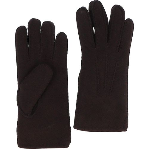 Women&apos;s Suede Sheepskin Gloves: DB 010 Brown S/M - Ashwood Handbags - Modalova