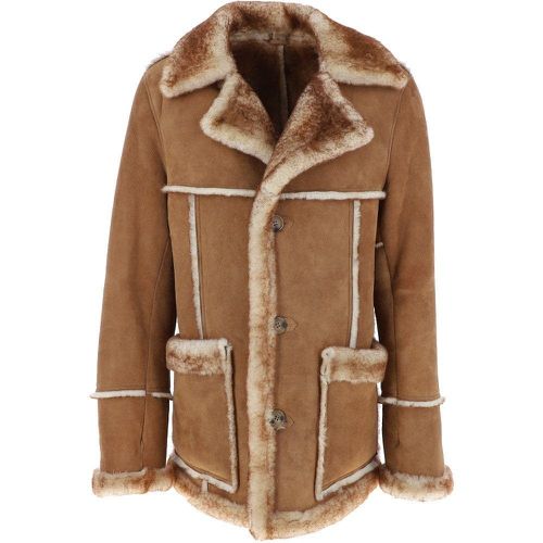 Shearling Sheepskin Coat: KE-102 Honey Size 2XL - Ashwood Handbags - Modalova