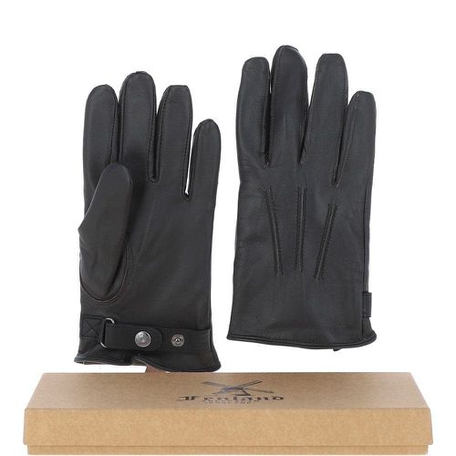 Fenland Leather Gloves: FEN-1009 D.brn/blk L - Ashwood Handbags - Modalova