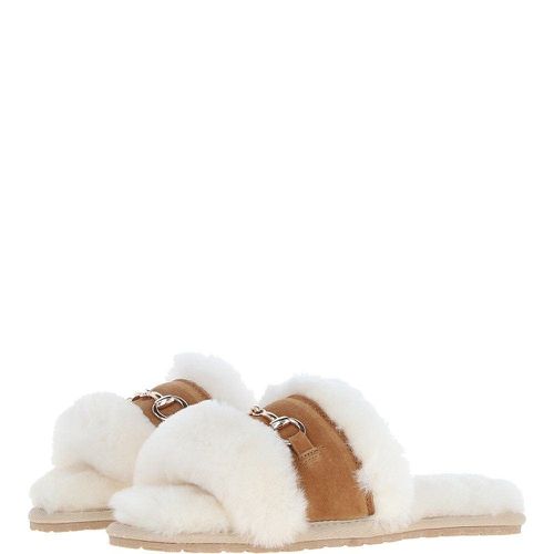 Fenland Ladies Sheepskin Sliders: SOPHIE Tan 8 - Ashwood Handbags - Modalova