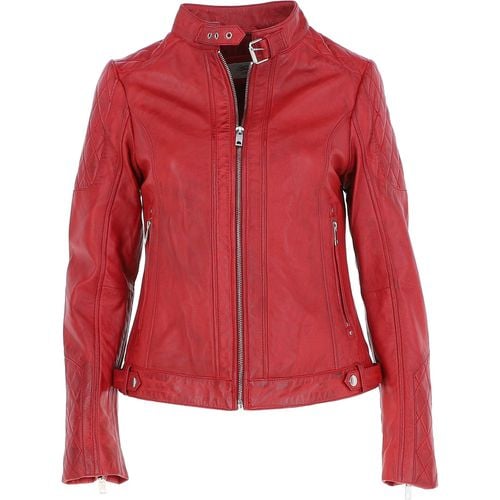 Apos;Kore&apos; Leather Jacket: JESSY-2 Red 22 - Ashwood Handbags - Modalova