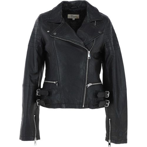 Apos;Medusa&apos; Leather Biker Jacket: BR CHELSEA Black 10 - Ashwood Handbags - Modalova