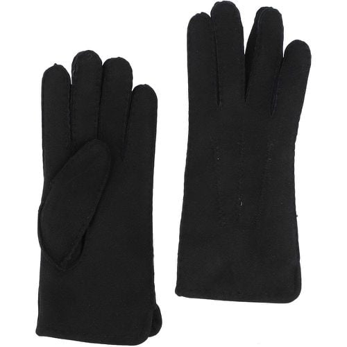 Women&apos;s Suede Sheepskin Gloves: DB 010 Black M/L - Ashwood Handbags - Modalova