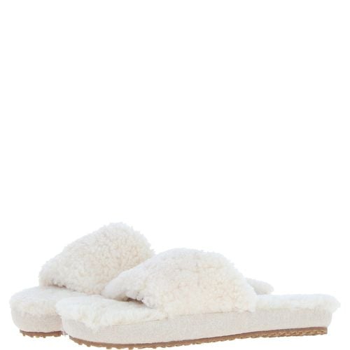 Fenland Ladies Sheepskin Slippers: nancy-slippers Beige 8 - Ashwood Handbags - Modalova