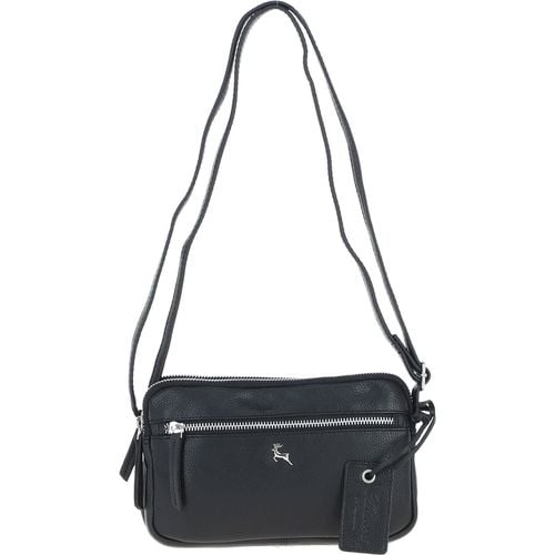 Leather Crossbody Bag: Sterling Black ONE SIZE - Ashwood Handbags - Modalova