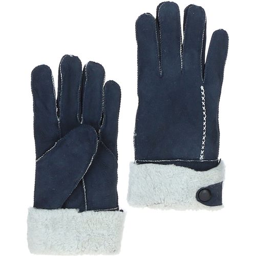 Real Sheepskin Gloves: FEN-903 Navy/white 13 M/L - Ashwood Handbags - Modalova