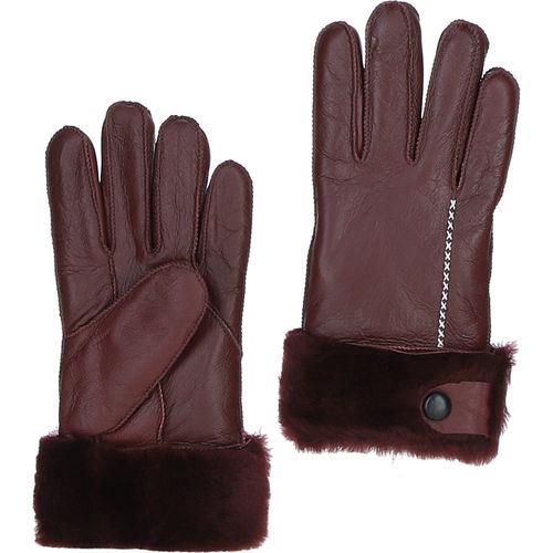 Real Sheepskin Gloves: FEN-903 Bordo 11 M/L - Ashwood Handbags - Modalova