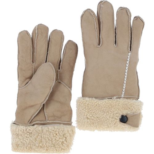 Real Sheepskin Gloves: FEN-903 Light tan-3 M/L - Ashwood Handbags - Modalova