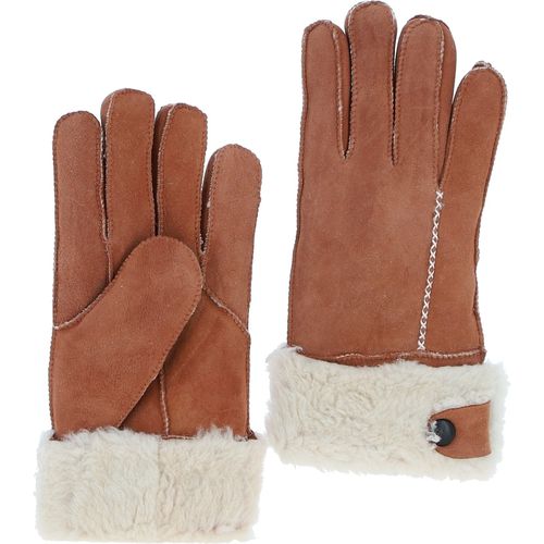 Real Sheepskin Gloves: FEN-903 Light tan-4 M/L - Ashwood Handbags - Modalova