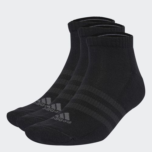 Calcetines Tobilleros Linear Cushioned - Gris adidas