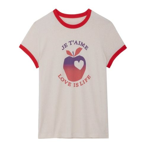 Camiseta Walk Love Is Life - Zadig & Voltaire - Zadig&Voltaire - Modalova