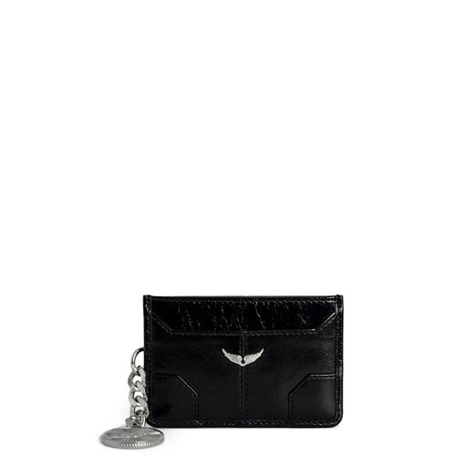 Porte-cartes Sunny Pass Vintage Patent Noir - Zadig&Voltaire - Modalova