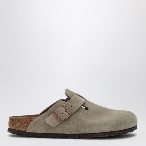 Boston Pantoffel aus taubengrauem Wildleder - Birkenstock - Modalova