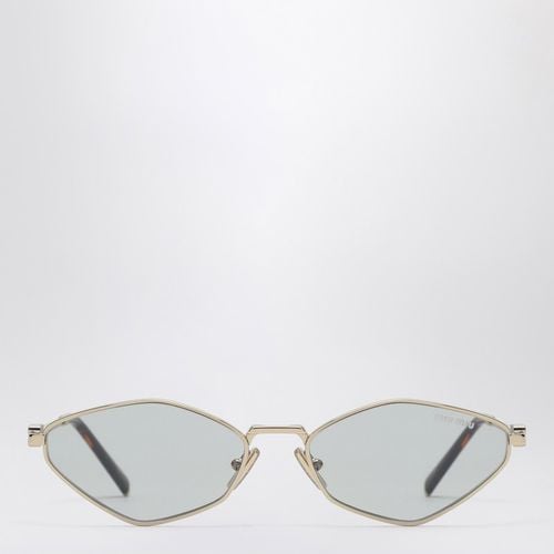 Miu Regard gold/light green sunglasses - Miu Miu - Modalova