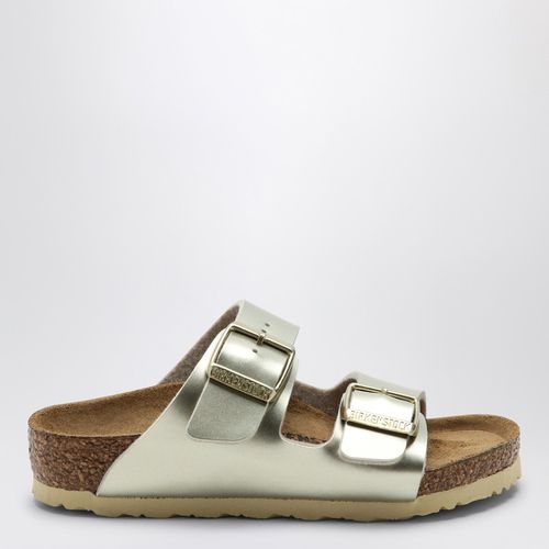 Metallic gold Pantolette Arizona Birko-Flor - Birkenstock - Modalova