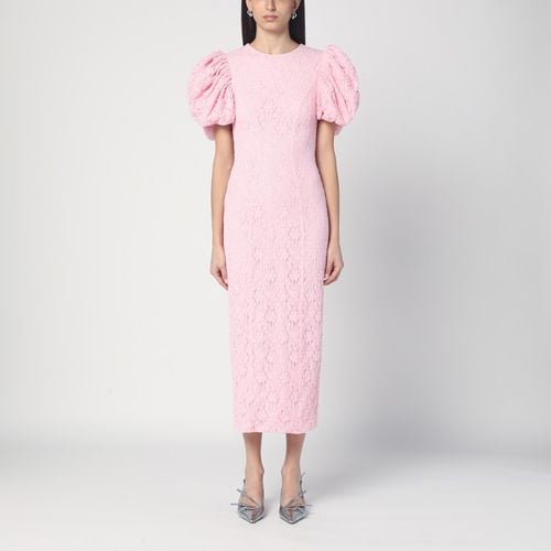 Abito midi rosa in pizzo - ROTATE Birger Christensen - Modalova