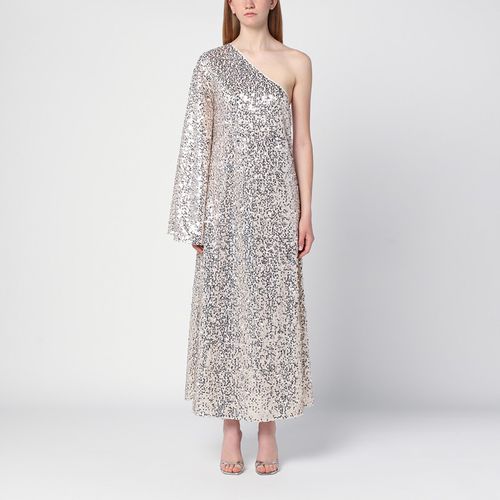 Abito monospalla beige con paillettes - ROTATE Birger Christensen - Modalova