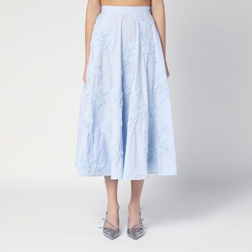 Midi skirt with flower embroidery - ROTATE Birger Christensen - Modalova