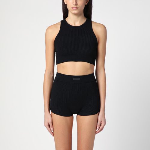 Sporty black honeycomb tank top - Fear of God Essentials - Modalova