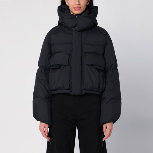 Kar schwarze wattierte Daunenjacke - Moncler X Willow Smith - Modalova