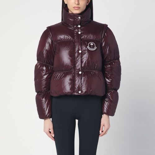 Kurzer Daunenmantel Noella bordeaux - Moncler X Palm Angels - Modalova