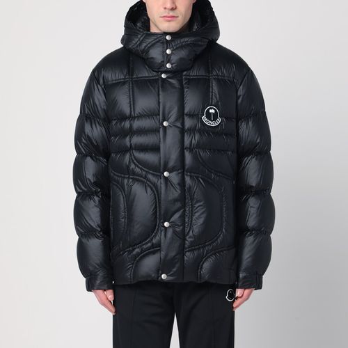 Cherith black quilted down jacket - Moncler X Palm Angels - Modalova