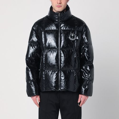 Metallisch schwarzer Simoom-Puffer - Moncler X Palm Angels - Modalova